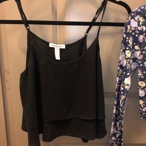 Black Crop Top with adjustable straps